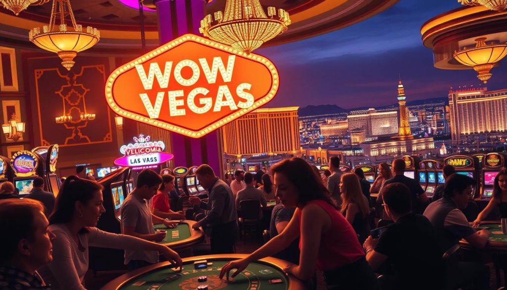 wow vegas login