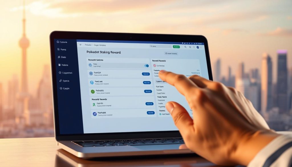 how to claim staking rewards on Polkadot