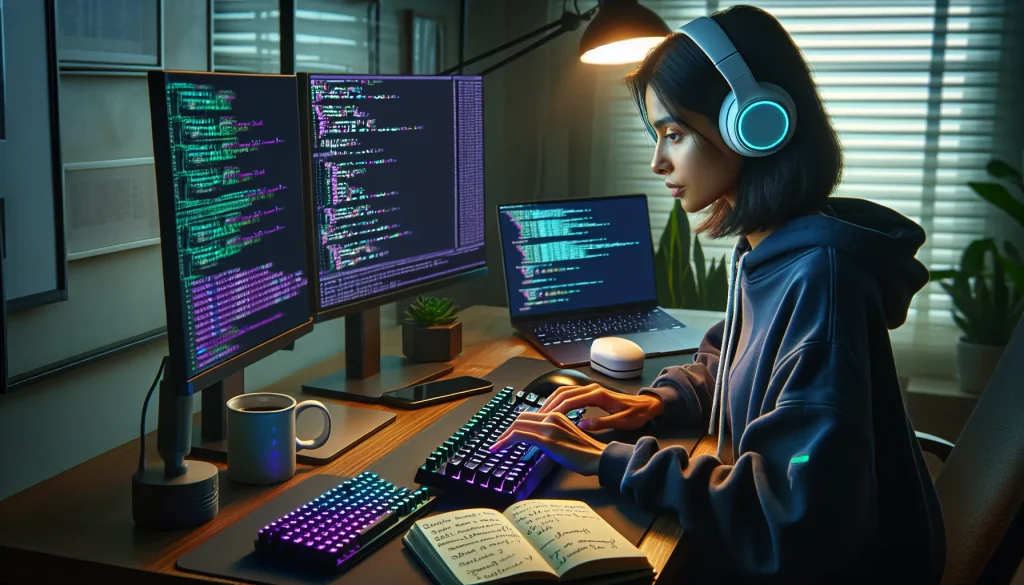 developer-deploying-token-on-solana-blockchain-using-command-line-interface-and-wallet