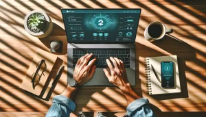 person-managing-a-zcash-shielded-transaction-on-laptop-in-modern-american-home-office