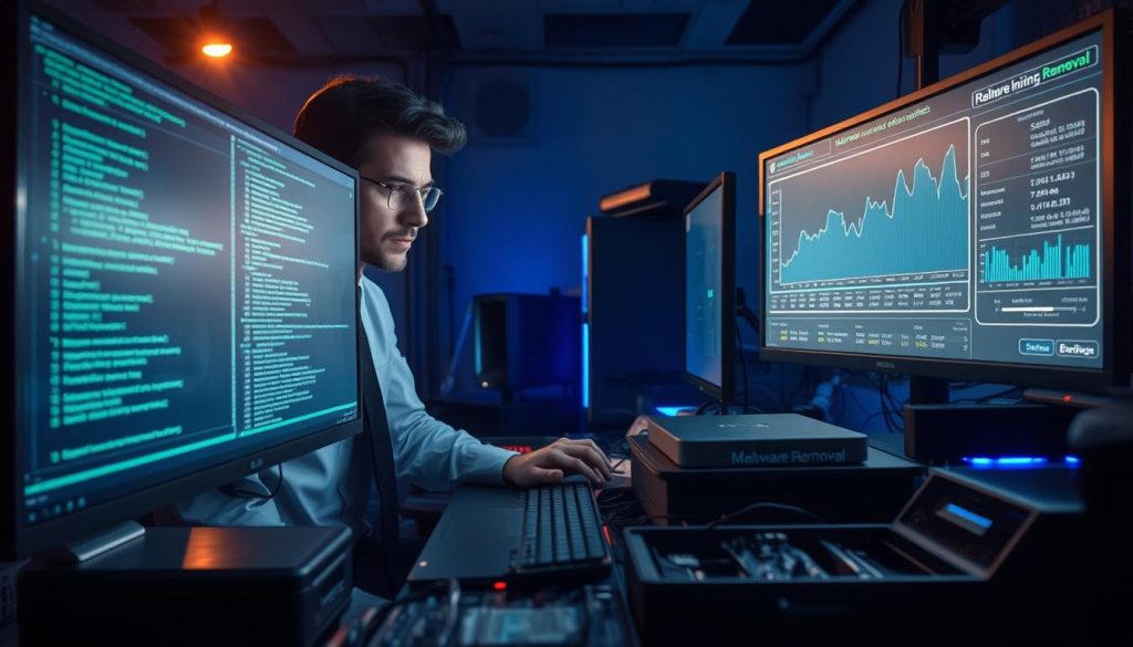 how to remove bitcoin mining malware