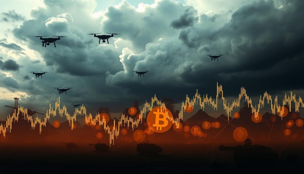 how war affects cryptocurrency markets